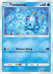 Tentacool Secluded Springs Card List