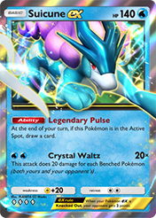 Suicune EX Secluded Springs Card List