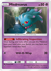 Misdreavus Secluded Springs Card List