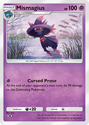 Mismagius Secluded Springs Card List