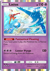 Latios Secluded Springs Card List