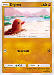 Diglett Secluded Springs Card List