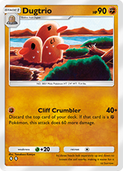 Dugtrio Secluded Springs Card List
