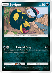 Seviper Secluded Springs Card List