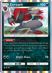 Zoroark Secluded Springs Card List