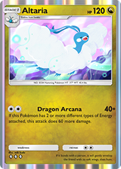 Altaria Secluded Springs Card List