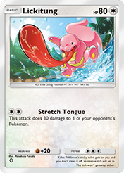 Lickitung Secluded Springs Card List