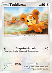 Teddiursa Secluded Springs Card List
