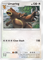 Ursaring Secluded Springs Card List