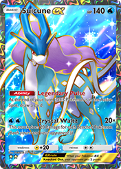 Suicune EX Secluded Springs Card List