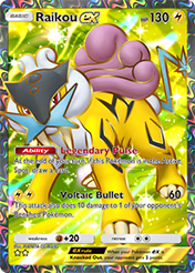 Raikou EX Secluded Springs Card List