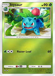 Ivysaur Deluxe Pack EX Card List