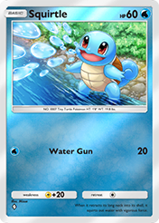 Squirtle Deluxe Pack EX Card List