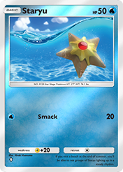 Staryu Deluxe Pack EX Card List