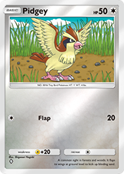 Pidgey Deluxe Pack EX Card List