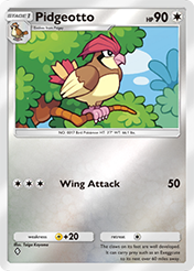 Pidgeotto Deluxe Pack EX Card List