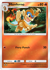 Monferno Deluxe Pack EX Card List