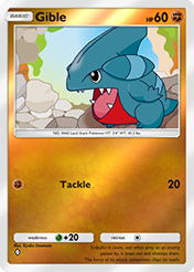 Gible Deluxe Pack EX Card List