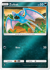 Zubat Deluxe Pack EX Card List