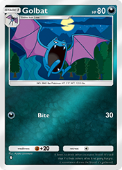 Golbat Deluxe Pack EX Card List