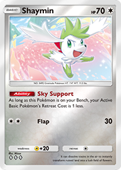 Shaymin Deluxe Pack EX Card List