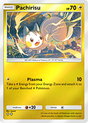 Pachirisu Deluxe Pack EX Card List