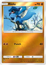 Riolu Deluxe Pack EX Card List