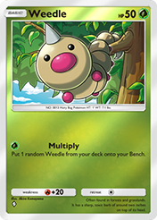 Weedle Deluxe Pack EX Card List