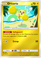 Oricorio Deluxe Pack EX Card List