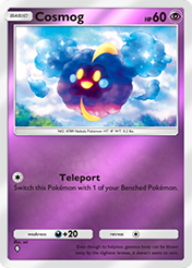 Cosmog Deluxe Pack EX Card List