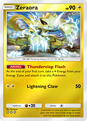 Zeraora Deluxe Pack EX Card List