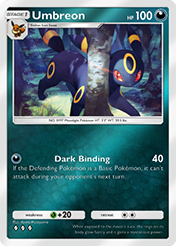 Umbreon Deluxe Pack EX Card List