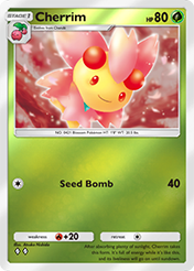 Cherrim Deluxe Pack EX Card List