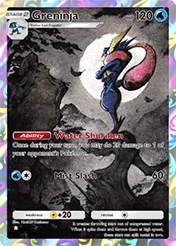 Greninja Deluxe Pack EX Card List