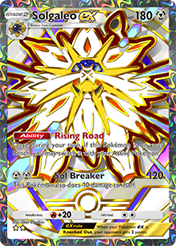 Solgaleo EX Deluxe Pack EX Card List
