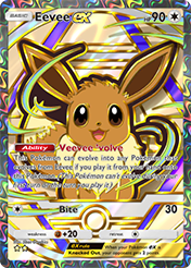 Eevee EX Deluxe Pack EX Card List