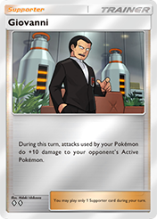 Giovanni Deluxe Pack EX Card List