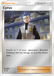 Cyrus Deluxe Pack EX Card List