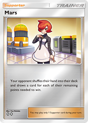 Mars Deluxe Pack EX Card List