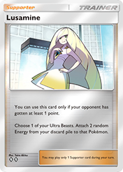 Lusamine Deluxe Pack EX Card List