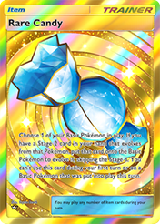 Rare Candy Deluxe Pack EX Card List