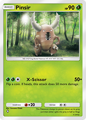 Pinsir Mega Rising Card List