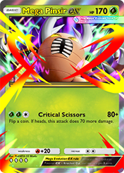 Mega Pinsir EX Mega Rising Card List