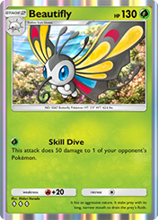 Beautifly Mega Rising Card List