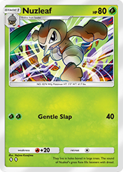 Nuzleaf Mega Rising Card List