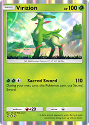 Virizion Mega Rising Card List