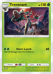Trevenant Mega Rising Card List