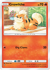 Growlithe Mega Rising Card List