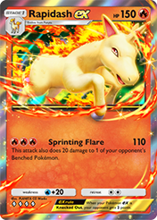 Rapidash EX Mega Rising Card List