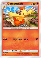 Combusken Mega Rising Card List